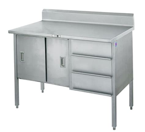 stainless steel work table with cabinets restaurant|stainless steel work table usa.